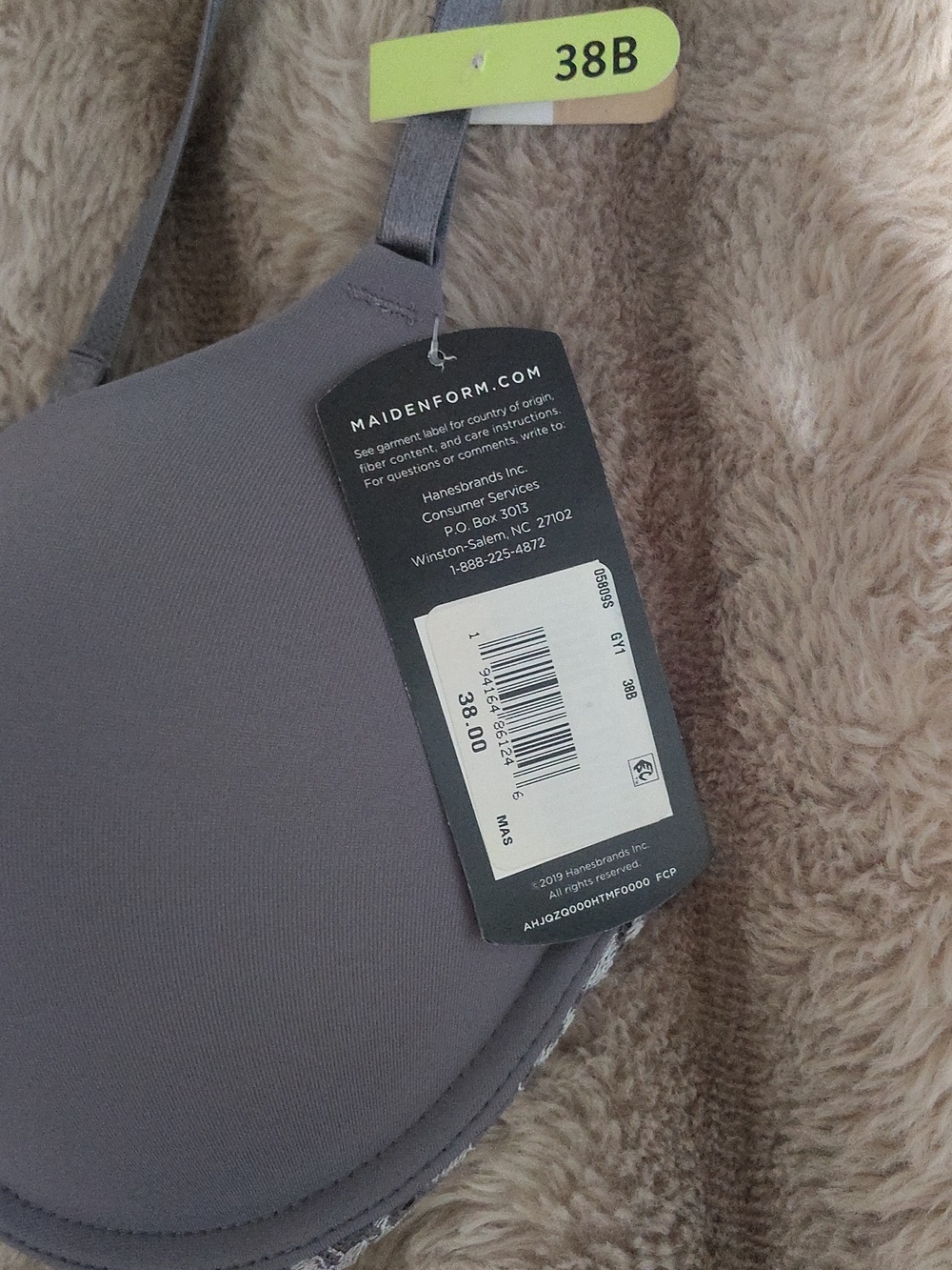 Maidenform Bra Size 38b - Picture 2 of 4